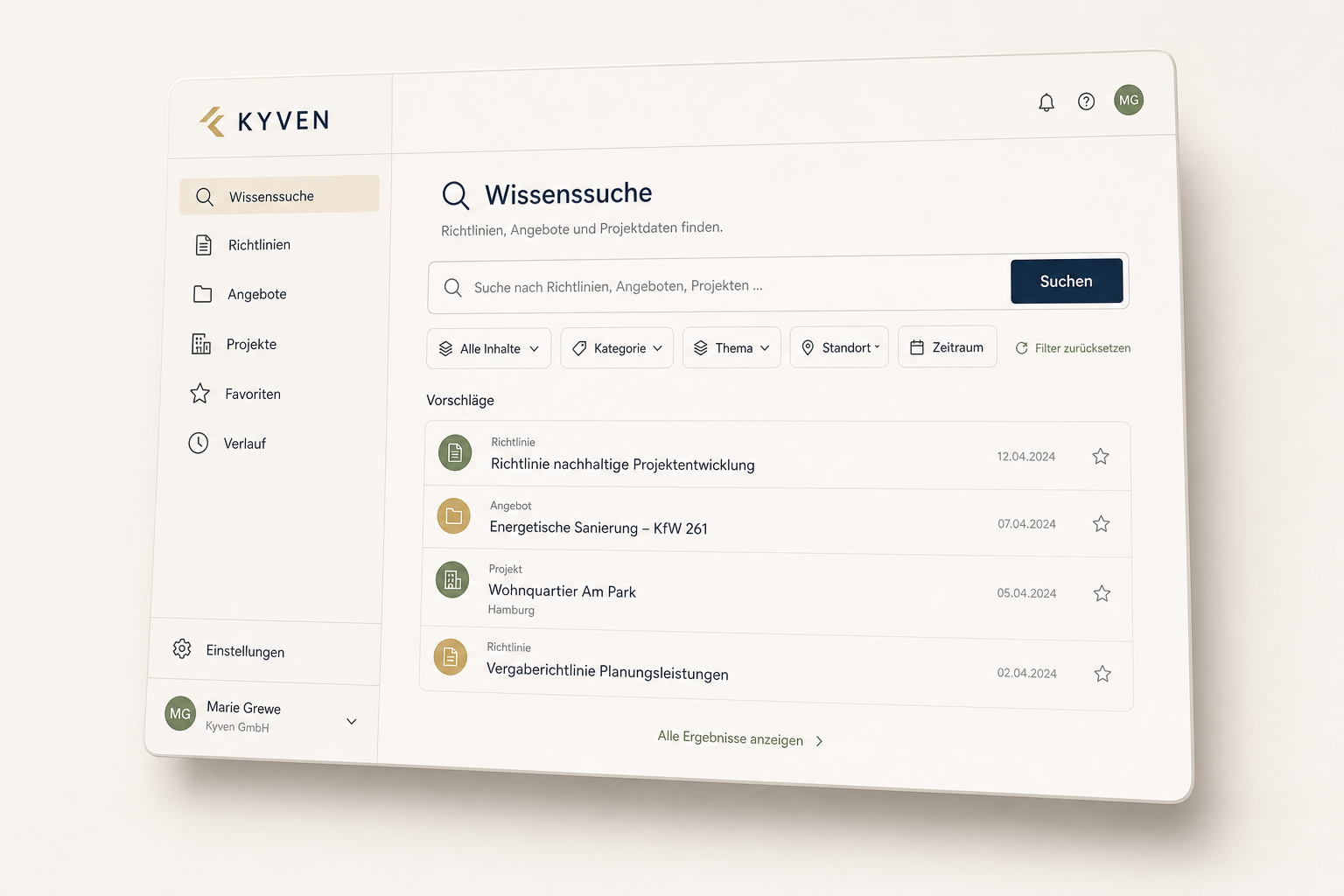 Wissenssuche